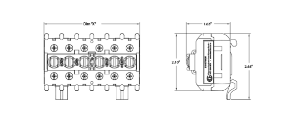 EI-SB-6TC – Six Pole CT Shorting Block