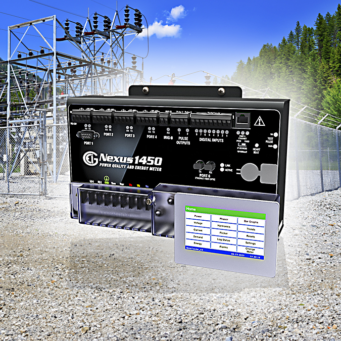 <span id='prod-title'>Nexus<sup class='reg'>®</sup> 1450 Cyber Secure Power Quality Meter with Multiport Communication</span>