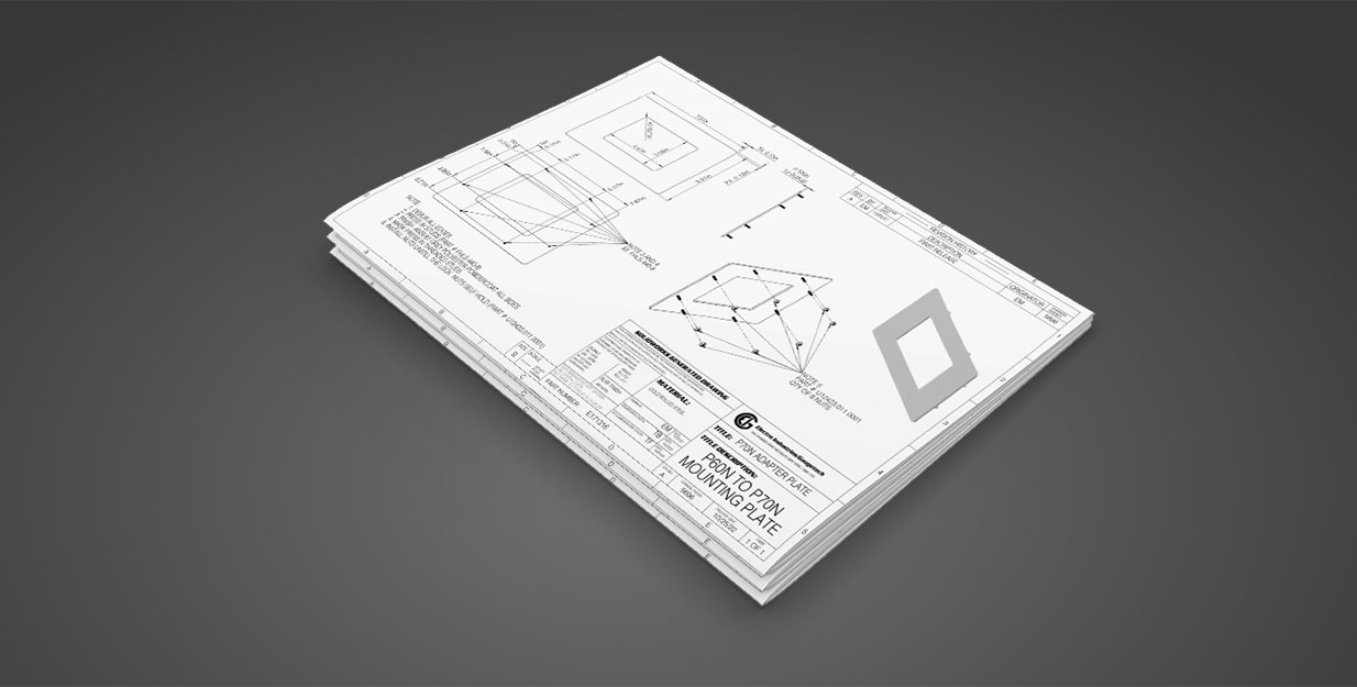 <span id='prod-title'>P60N to P70N Mounting Adapter Plate</span>