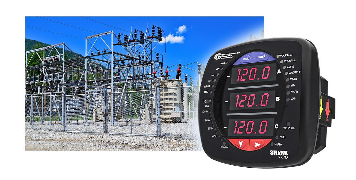 <span id='prod-title'>Shark<sup class='reg'>®</sup> 100 Multifunction Power and Energy Meter</span>