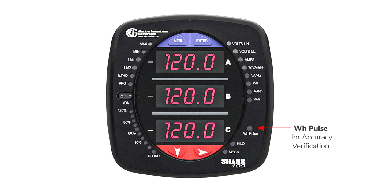 <span id='prod-title'>Shark<sup class='reg'>®</sup> 100 Multifunction Power and Energy Meter</span>