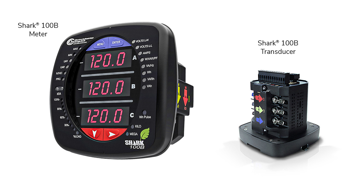<span id='prod-title'>Shark<sup class='reg'>®</sup> 100B BACnet/IP Communicating Multifunction Power and Energy Meter</span>