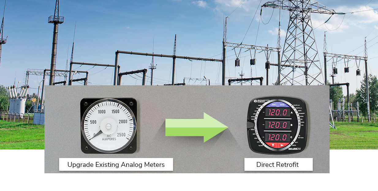 <span id='prod-title'>Shark<sup class='reg'>®</sup> 250 Power and Energy Meter</span>