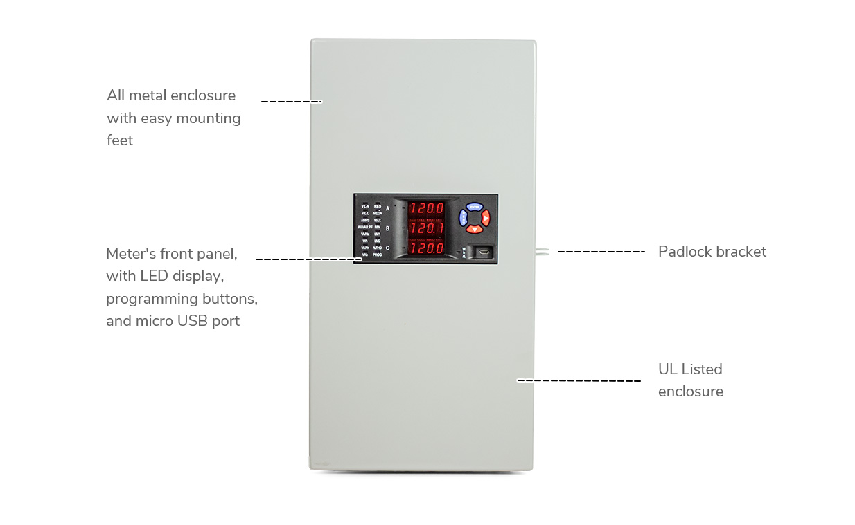 <span id='prod-title'>ST40 Compact Power and Energy Meter in Enclosure</span>