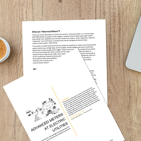 Advanced Metering at Electric Utilities