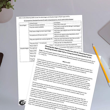 Choosing the Right Current Transformer (CT) for Metering Projects