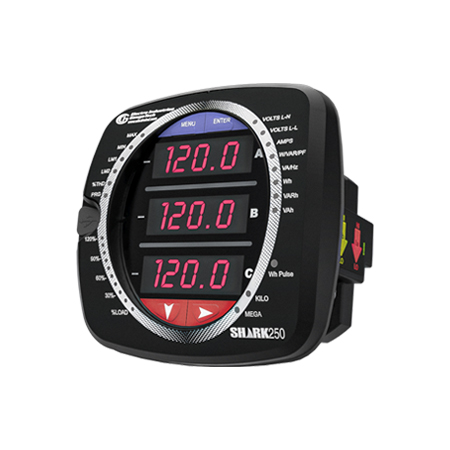 <span id='prod-title'>Shark<span class='regmark'>®</span> 250 Power and Energy Meter</span>