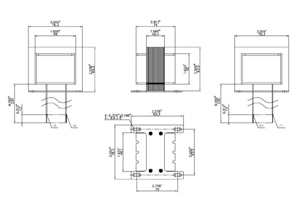 EI-75481P-KT – Control Power Transformer