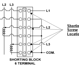 EI-SB-6TC – Six Pole CT Shorting Block