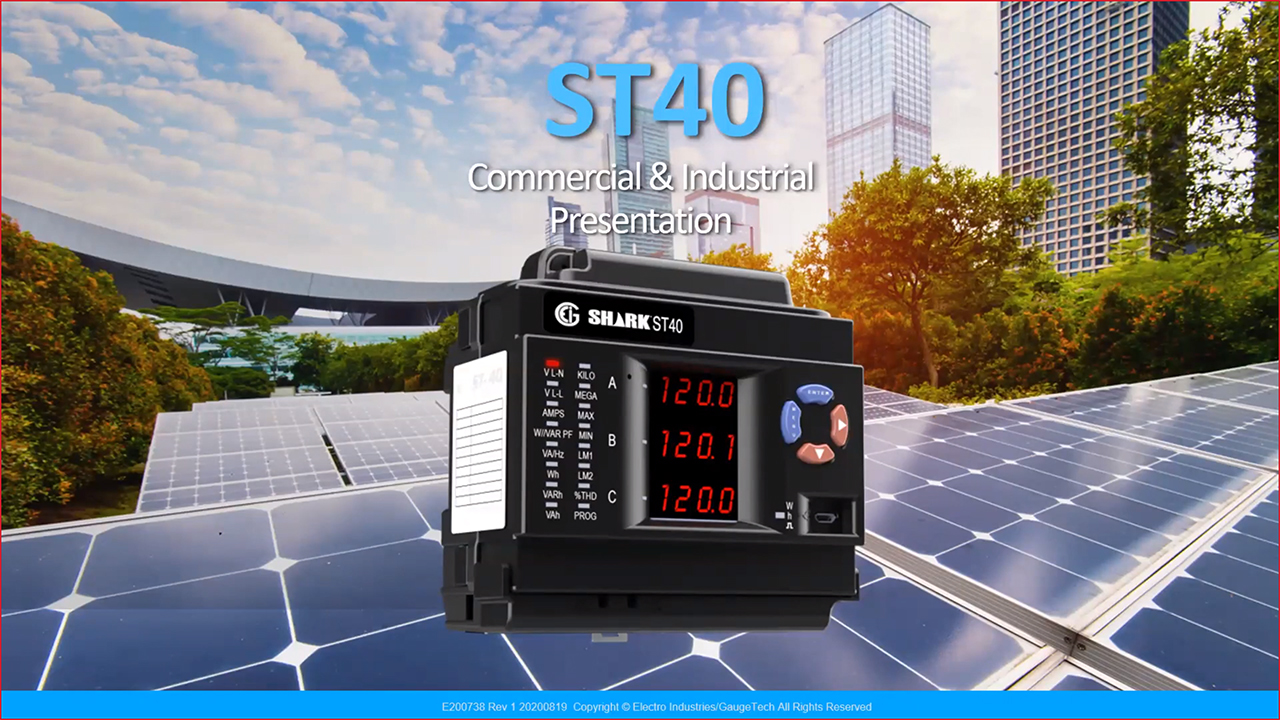 Overview of the Brand New ST40 Energy and Power Quality Meter Webinar