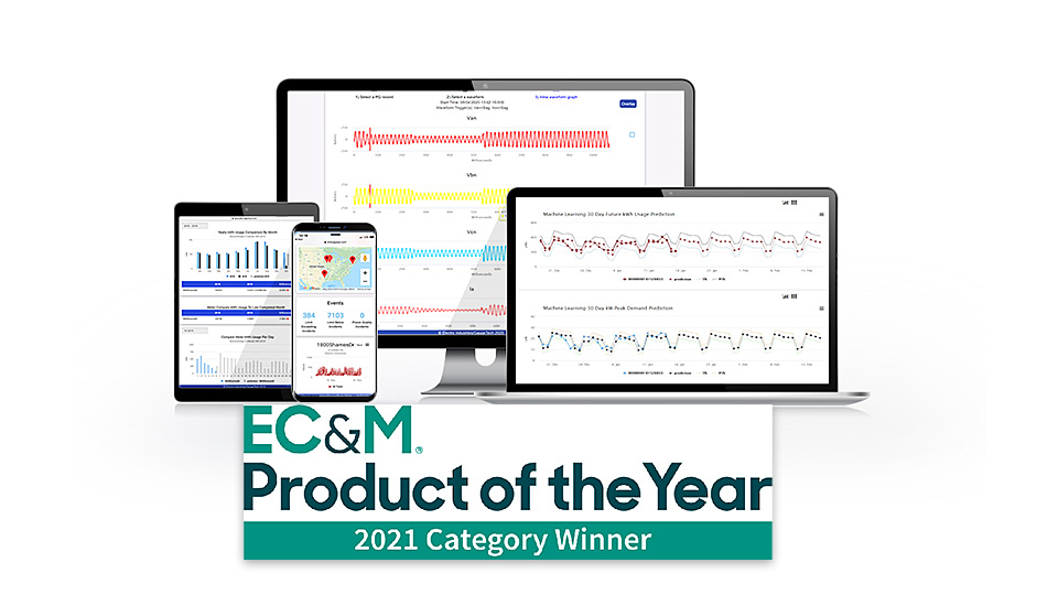 Electro Industries’ EnergyPQA.com® is a Category Winner in EC&M’s 2021 Product of the Year