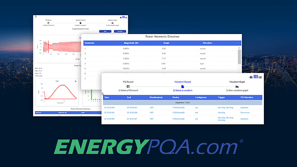 EIG Releases  PQ Direction Fault Location for EnergyPQA AI Driven Energy Management System