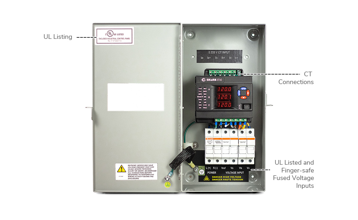 <span id='prod-title'>ST40 Compact Power and Energy Meter in Enclosure</span>