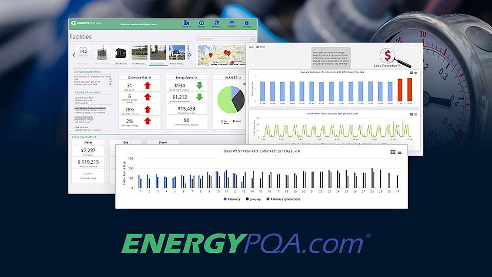 EIG Releases Water, Air, Gas, Electric, and Steam Monitoring for its AI Based EnergyPQA.com<sup id="test">®</sup> System