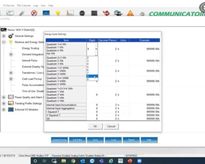 Basic Programming for the Nexus® 1450 Power Quality Meter with Multiport Communication