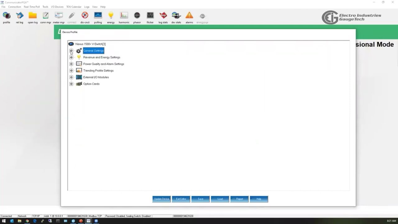 Introduction to Nexus® 1500+ Power Quality Meter and Basic Programming Steps