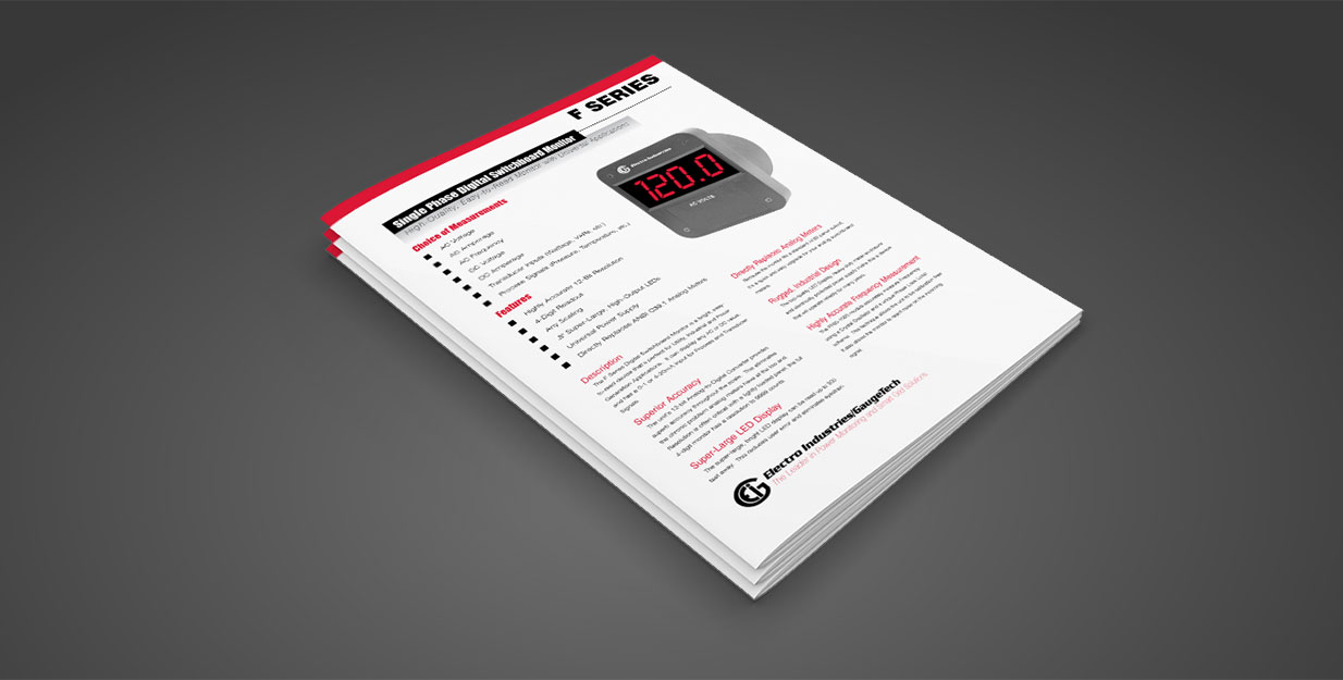 <span id='prod-title'> F-Series Single Function Switchboard Meters</span>