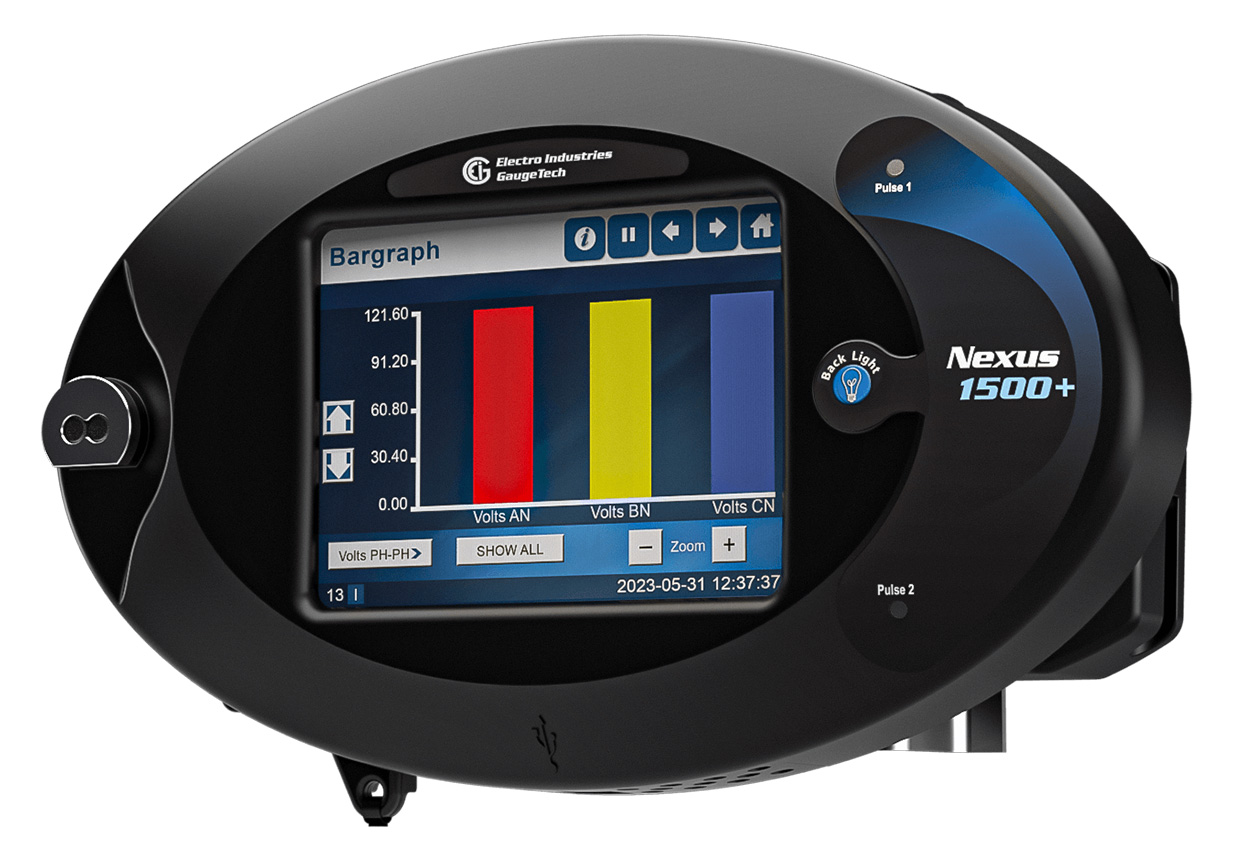 <span id='prod-title'>Nexus<sup class='reg'>®</sup> 1500+ Power Quality Meter with Phasor Measurement Unit</span>