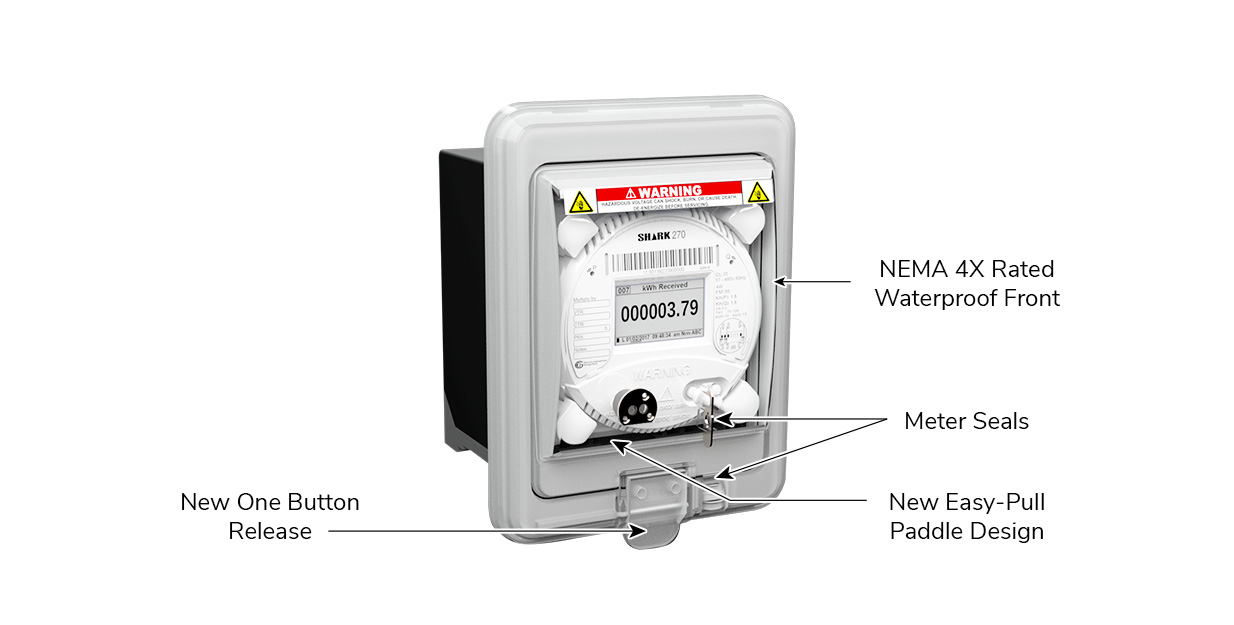 <span id='prod-title'>Shark<sup class='reg'>®</sup> 270 Socket and Switchboard Form Revenue Meter</span>